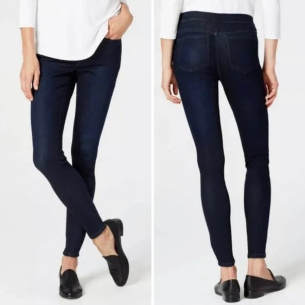 J Jill high rise denim jeggings - Picture 6 of 7
